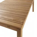 Table de jardin en bois Ribeira 6 à 8 personnes Naturel - NATERIAL - :100158126