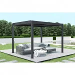 Pergola bioclimatique Santa autoportée aluminium 3x2,5m - NATERIAL - :100198111