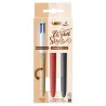 BIC 4 COULEURS WOOD STYLE BL1