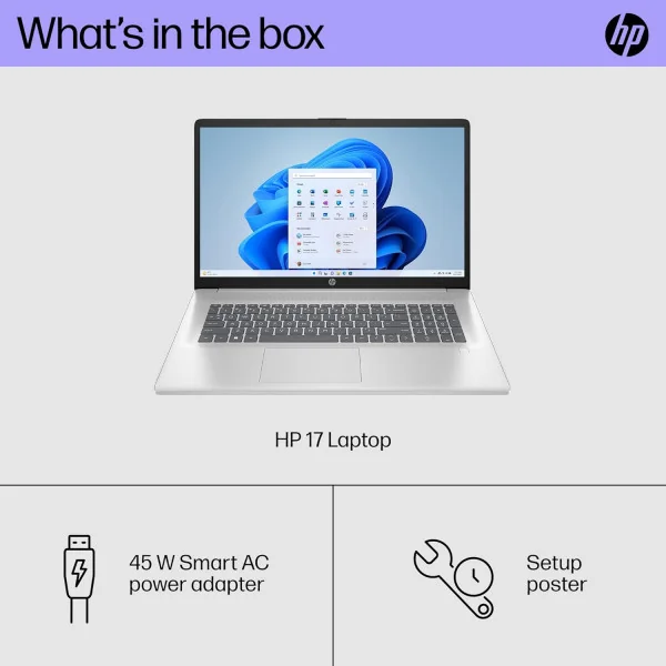 Ordinateur Portable Intel Core i5-1235U 16/512Gb Argent - HP - HP178Q4K6EA