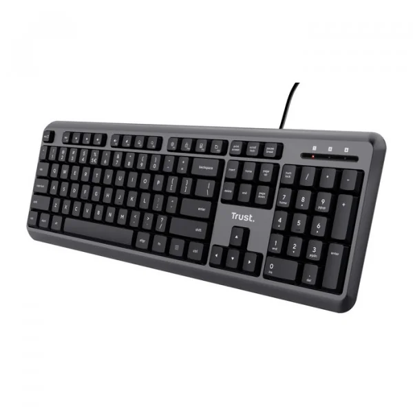 Clavier filaire Ody compact silencieux USB Noir - TRUST - CLA_TRUST_ODY_BK