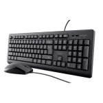 Clavier & souris filaire Primo Azerty Noir - TRUST - CLA_TRUST_TKM250