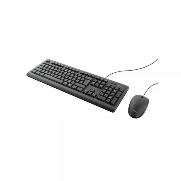 Clavier & souris filaire Primo Azerty Noir - TRUST - CLA_TRUST_TKM250