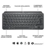 Clavier sans fil Mx Keys mini Azerty Gris graphite - LOGITECH - CLA_LOG_MXKEYS_MGR