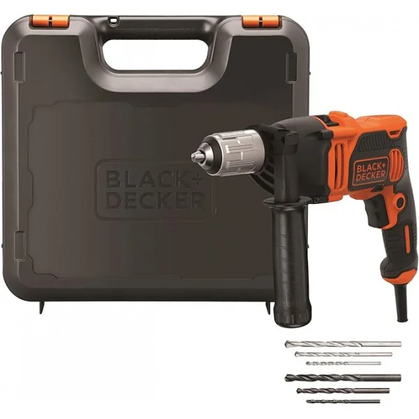 Perceuse à percussion filaire BLACK + DECKER Beh850k-qs, 850 W