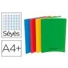 CAHIER AGRAFE 240x320 48P 90G SEYES POLYPRO ROUGE