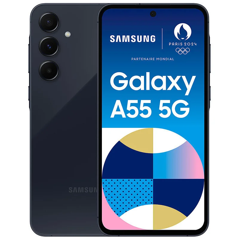 Smartphone Galaxy A55 8/256Go Bleu nuit - SAMSUNG - SAMGALA55256AN