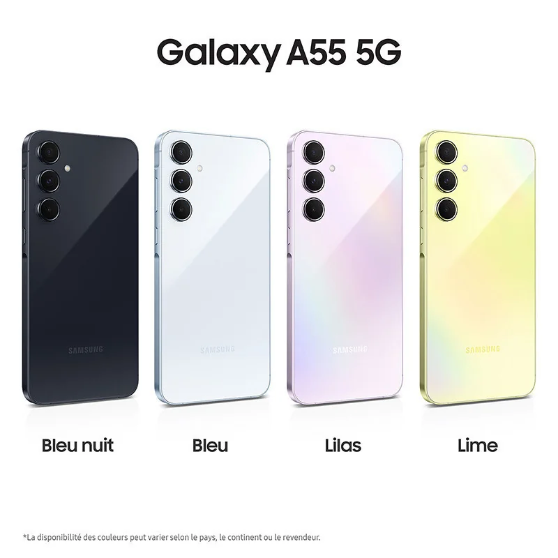 Smartphone Galaxy A55 8/256Go Bleu nuit - SAMSUNG - SAMGALA55256AN