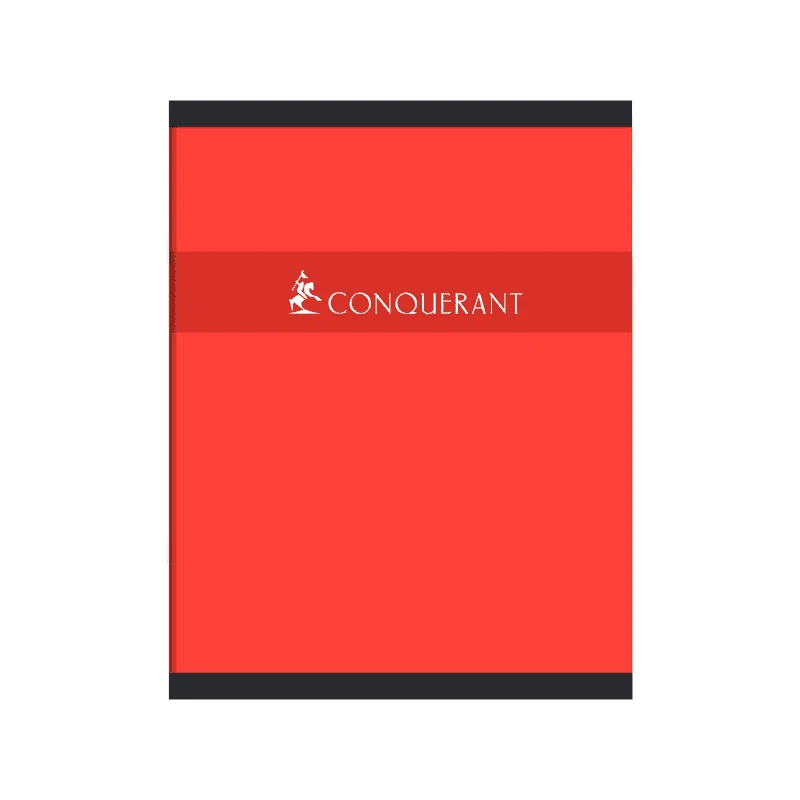 Cahier piqué 96 pages 17x22 cm - CONQUERANT SEPT - C23140 - ROUGE