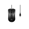 Souris Onyx Filaire USB Noire - VOLKANO - VOL_VK_20156_BK