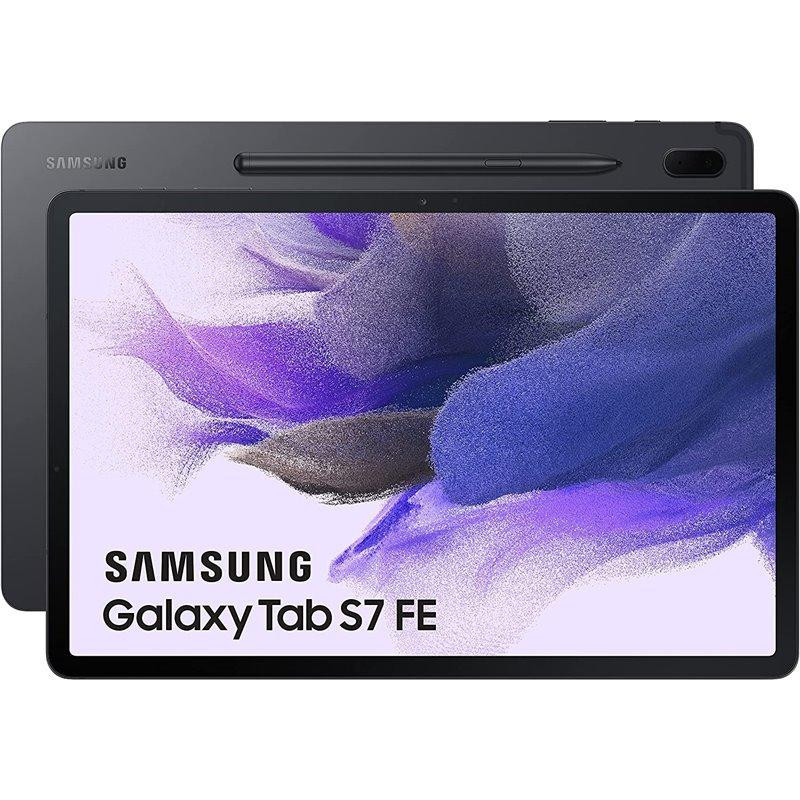 Tablette Galaxy Tab S7 FE 12.4" 4/64Go Noir - SAMSUNG - TAB_SAM_T733_FR_BK