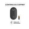 Souris sans fil Pebble Mouse 2 M350s Graphite - LOGITECH - SOU_LOG_M350S