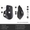 Ensemble clavier & souris MX Keys Combo for Business 2e génération Graphite - LOGITECH - CLA_LOG_MXKEYS_COM