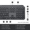 Ensemble clavier & souris MX Keys Combo for Business 2e génération Graphite - LOGITECH - CLA_LOG_MXKEYS_COM