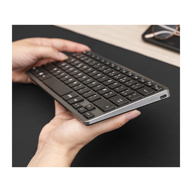 Clavier sans fil KB-Mini R AZERTY Français Gris - BLUESTORK - BS_KB_MINI_R_FR