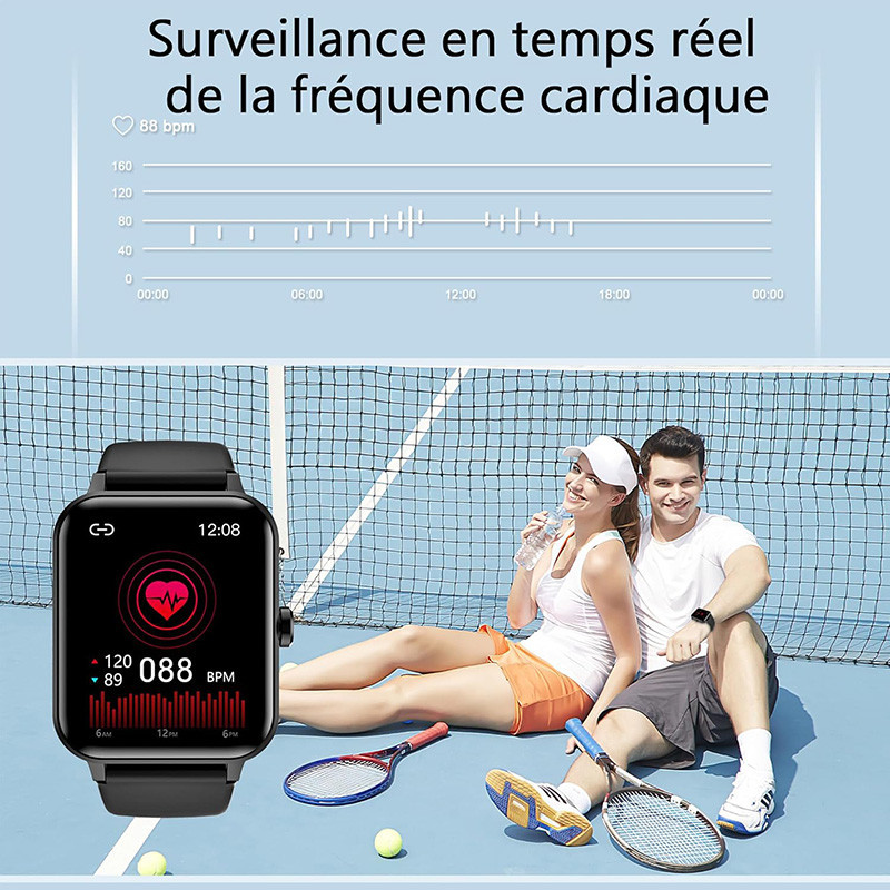 Montre intelligente connecté R30 noir - BLACKVIEW - MONTRE_BV_R30_BK