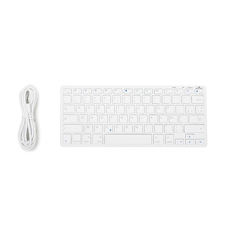 Clavier sans fil KB-Mini Mac R AZERTY Français Blanc - BLUESTORK - BS_KB_MINI_MAC_R_F