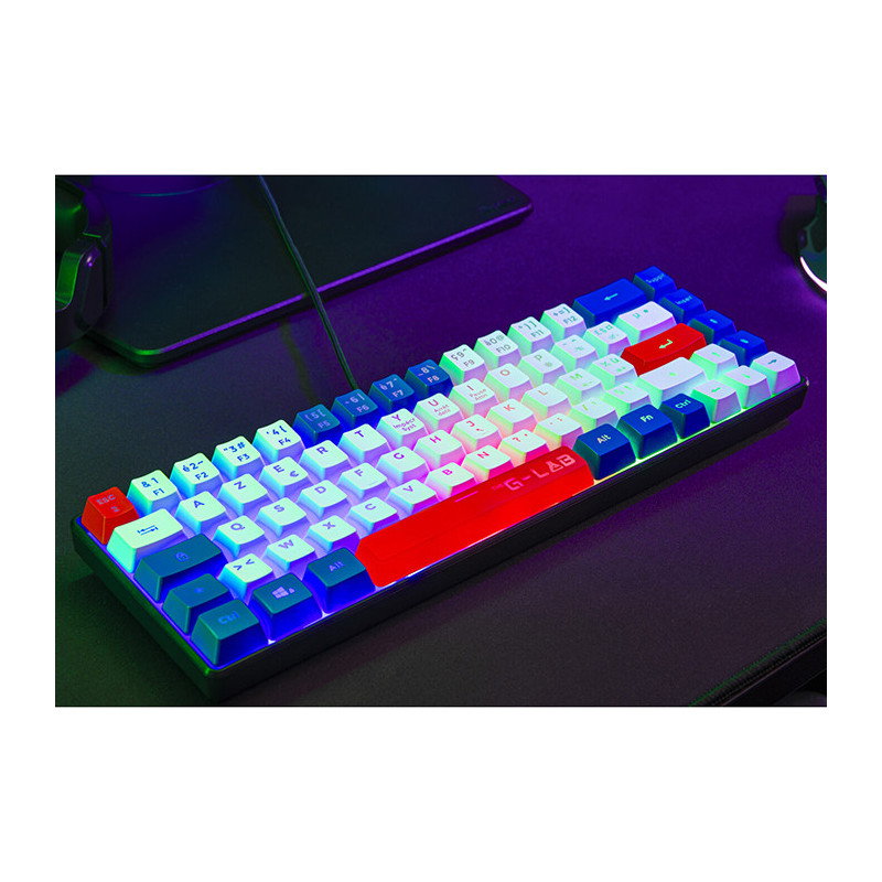 Clavier Gaming RGB/Filaire Keyz Hydrogen BWR noir - THE G-LAB - BS_KEYZ_HYDRO_BWR