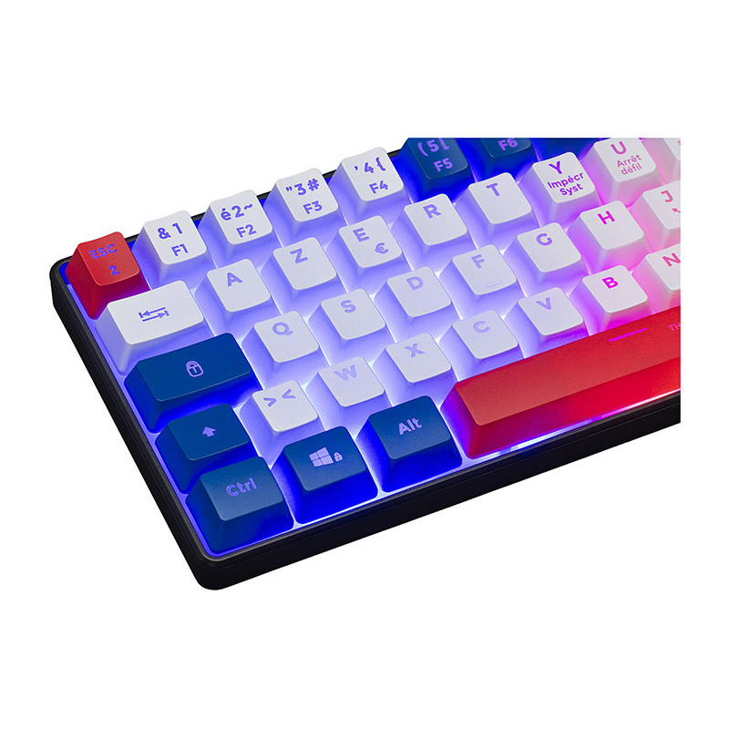 Clavier Gaming RGB/Filaire Keyz Hydrogen BWR noir - THE G-LAB - BS_KEYZ_HYDRO_BWR