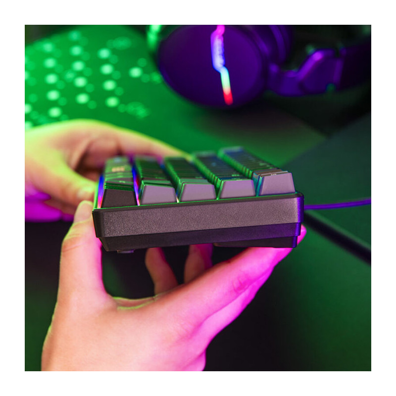 Clavier Gaming RGB/Filaire Keyz Hydrogen BWR noir - THE G-LAB - BS_KEYZ_HYDROGEN_W