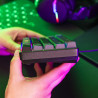 Clavier Gaming RGB/Filaire Keyz Hydrogen BWR noir - THE G-LAB - BS_KEYZ_HYDROGEN_W