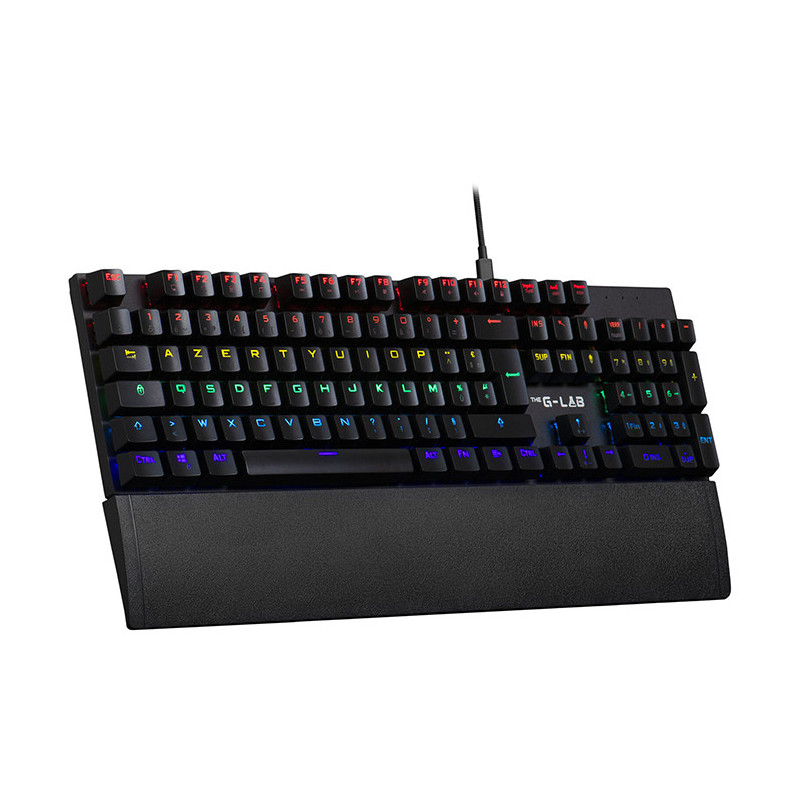 Clavier Gaming RGB/Filaire Keyz Carbon EX noir - THE G-LAB - BS_KEYZ_CARBONEX