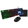 Pack Clavier/Souris/Tapis gaming Combo Yttrium noir - THE G-LAB - BS_COMBO_YTTRIUM