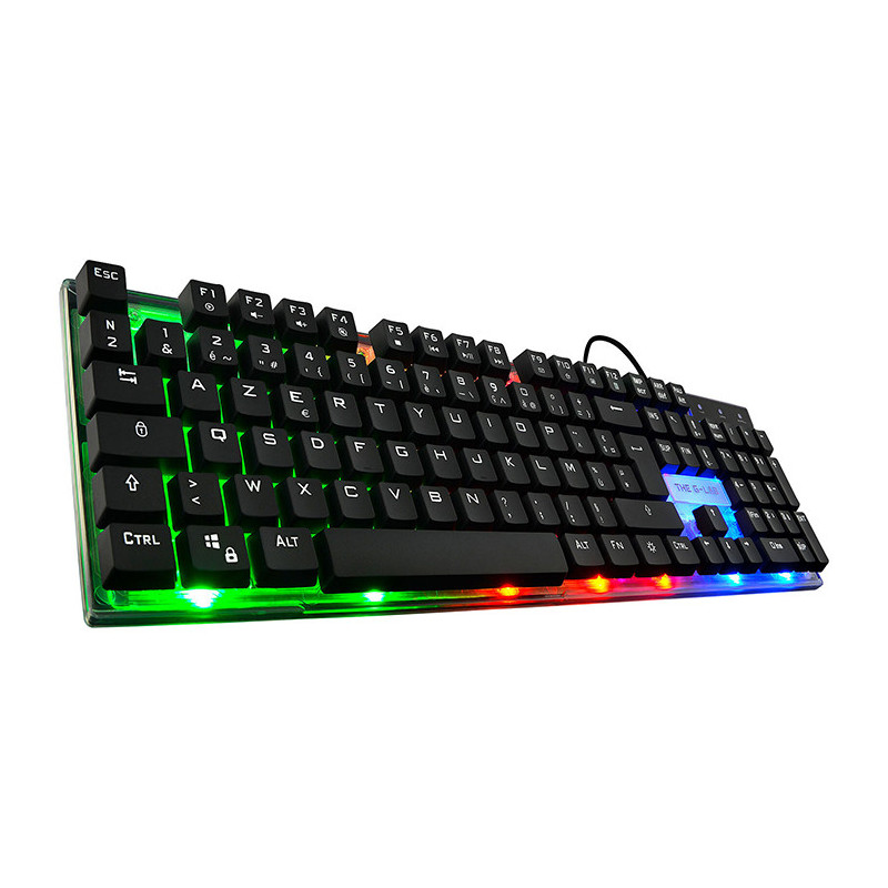 Pack Clavier/Souris/Tapis gaming Combo Yttrium noir - THE G-LAB - BS_COMBO_YTTRIUM