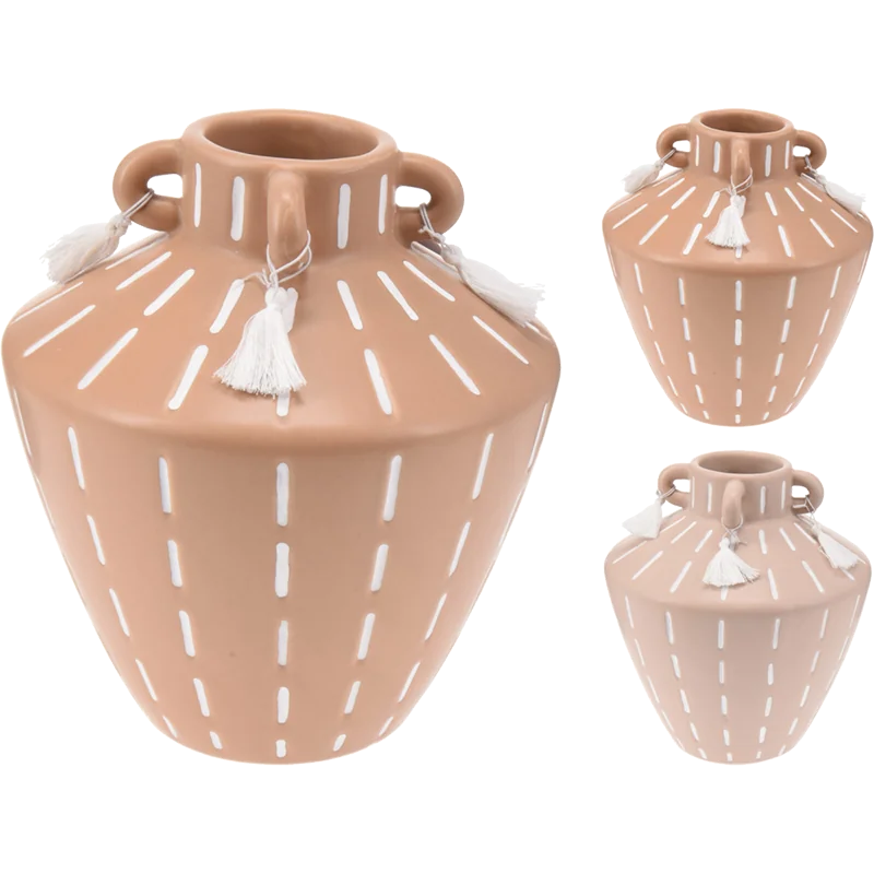 Vase dolomite 15,5x15,5x17cm - 37912909