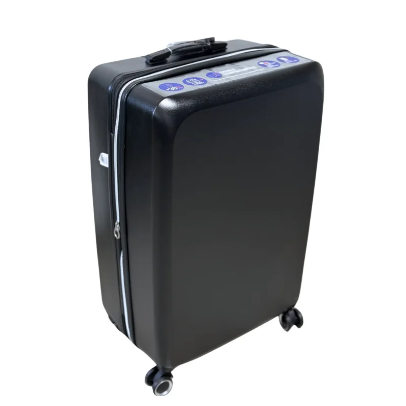 Valise noire basique Trolley 77 cm