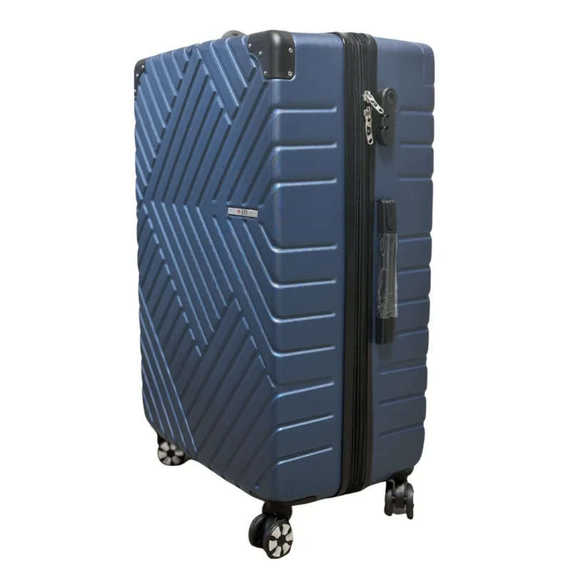 Valise bleue Trolley 77 cm