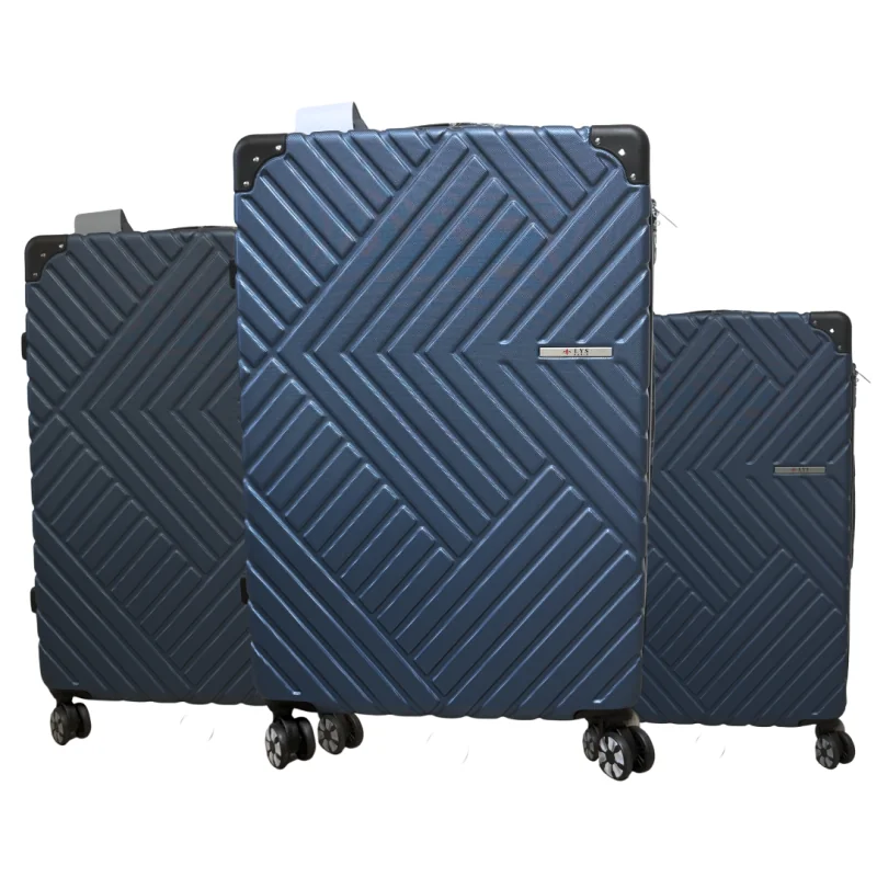 Valise bleue Trolley 77 cm