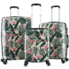 Valise fleurs B 67 cm