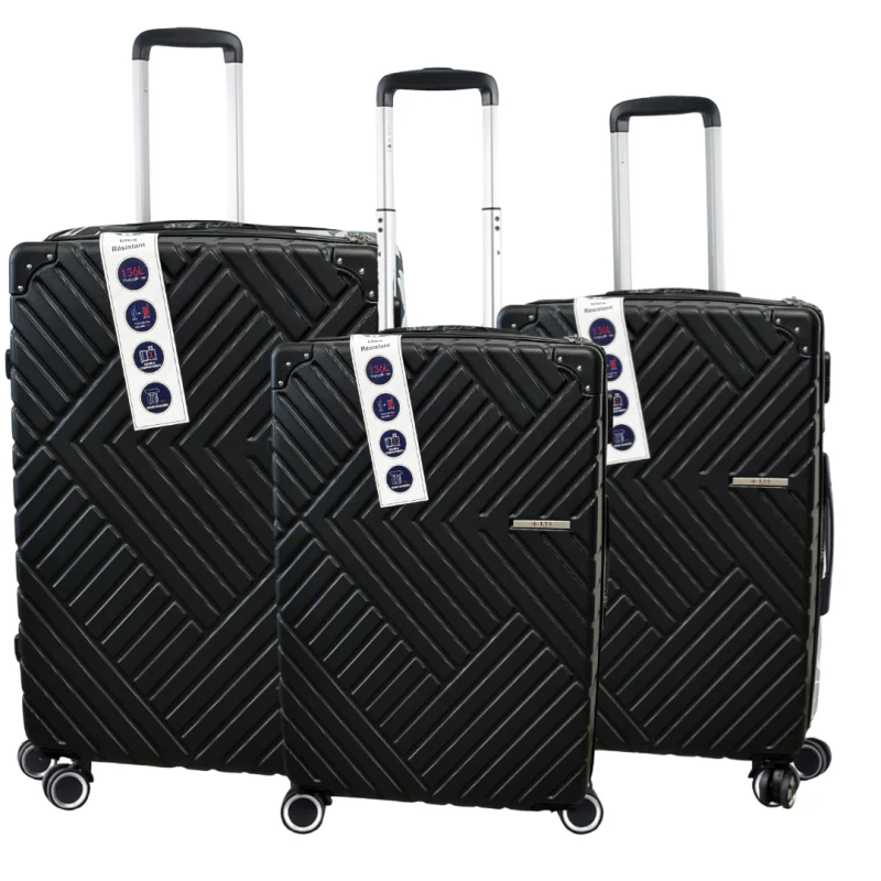 Valise noire Trolley 77 cm