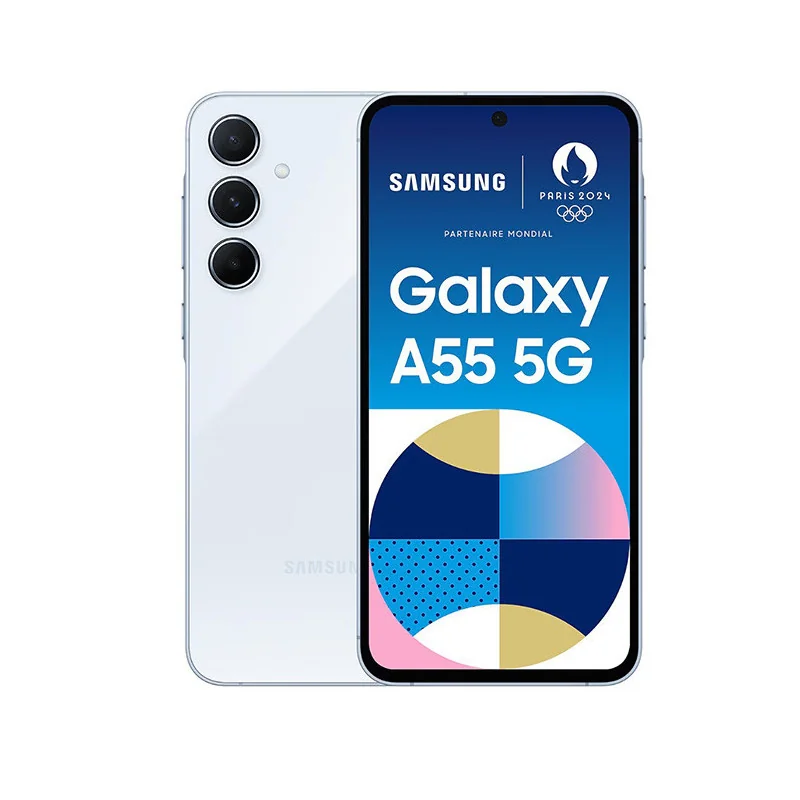 Smartphone Galaxy A55 5G 8/128Go Bleu - SAMSUNG - GSM_SAM_A556ELBV