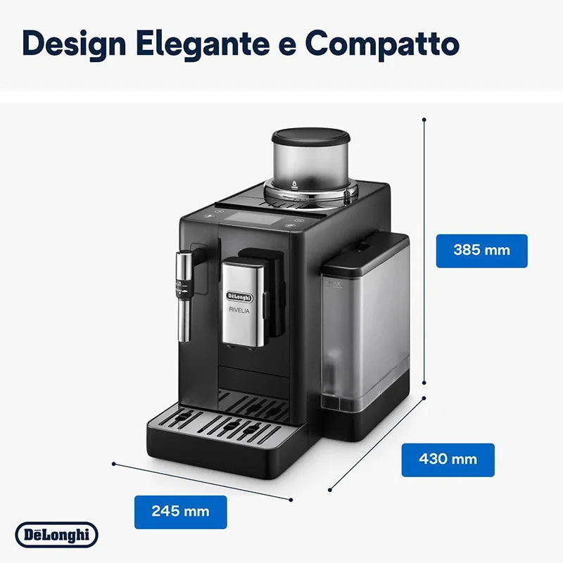 Machine à café espresso Rivelia Onyx black - DELONGHI - EXAM440.35.B