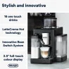 Machine à espresso full automatique avec mousseur de lait Rivelia Onyx Black - DELONGHI - EXAM440.55.B