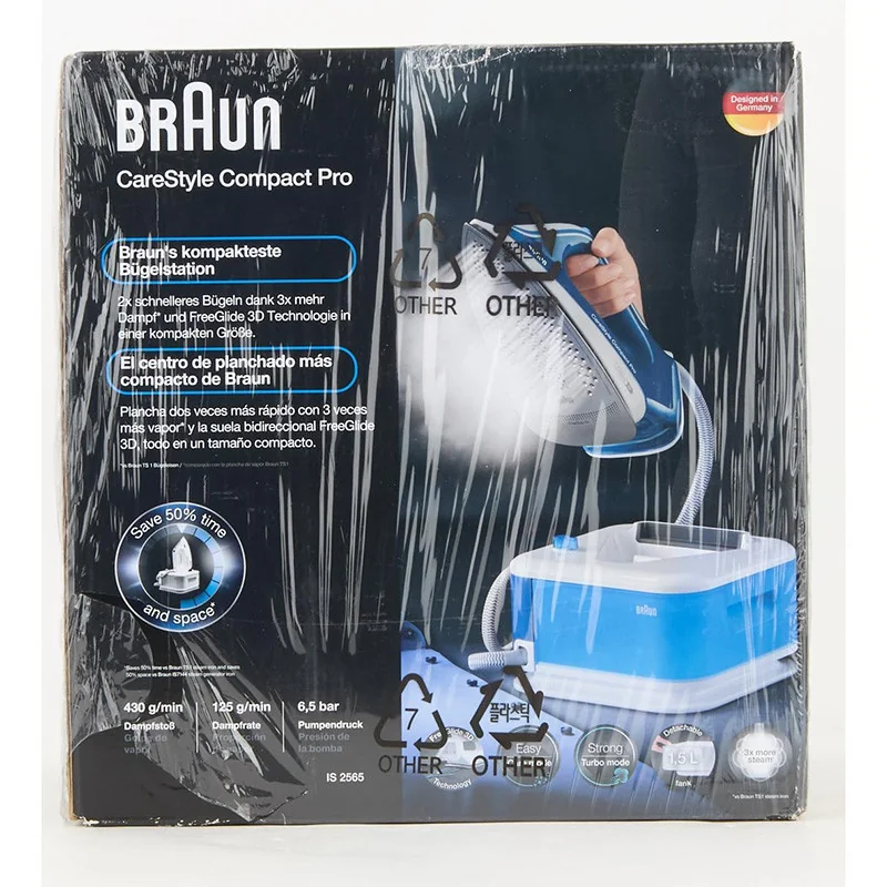 Centrale vapeur CareStyle CompactPro 2400W Bleu - BRAUN - IS2565BL