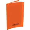 CAHIER AGRAFE 170x220 48P 90G SEYES POLYPRO ORANGE