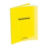 CAHIER AGRAFE 170x220 96P 90G SEYES POLYPRO JAUNE