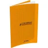 CAHIER AGRAFE 170x220 96P 90G SEYES POLYPRO ORANGE