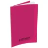 CAHIER AGRAFE 170x220 96P 90G SEYES POLYPRO ROSE