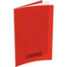 CAHIER AGRAFE 170x220 96P 90G SEYES POLYPRO ROUGE