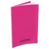 CAHIER AGRAFE 210x297 96P 90G SEYES POLYPRO ROSE