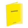 CAHIER AGRAFE 210x297 96P 90G SEYES POLYPRO JAUNE