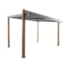 Pergola bioclimatique autoportante Odyssea 4x3m Gris - NATERIAL - :100158157