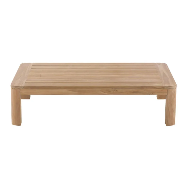 Table basse en teck Baelo