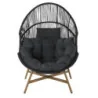 Fauteuil de jardin acier Atys