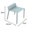 Tabouret aluminium Idaho