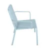 Chaise basse de jardin aluminium Idaho